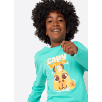 Pijama Manga Longa Algodão Menino Teen Capivara Vibes - 2