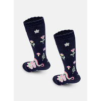 Meia Cano 3/4 Bebê Menina Unicórnio Encantado - 3