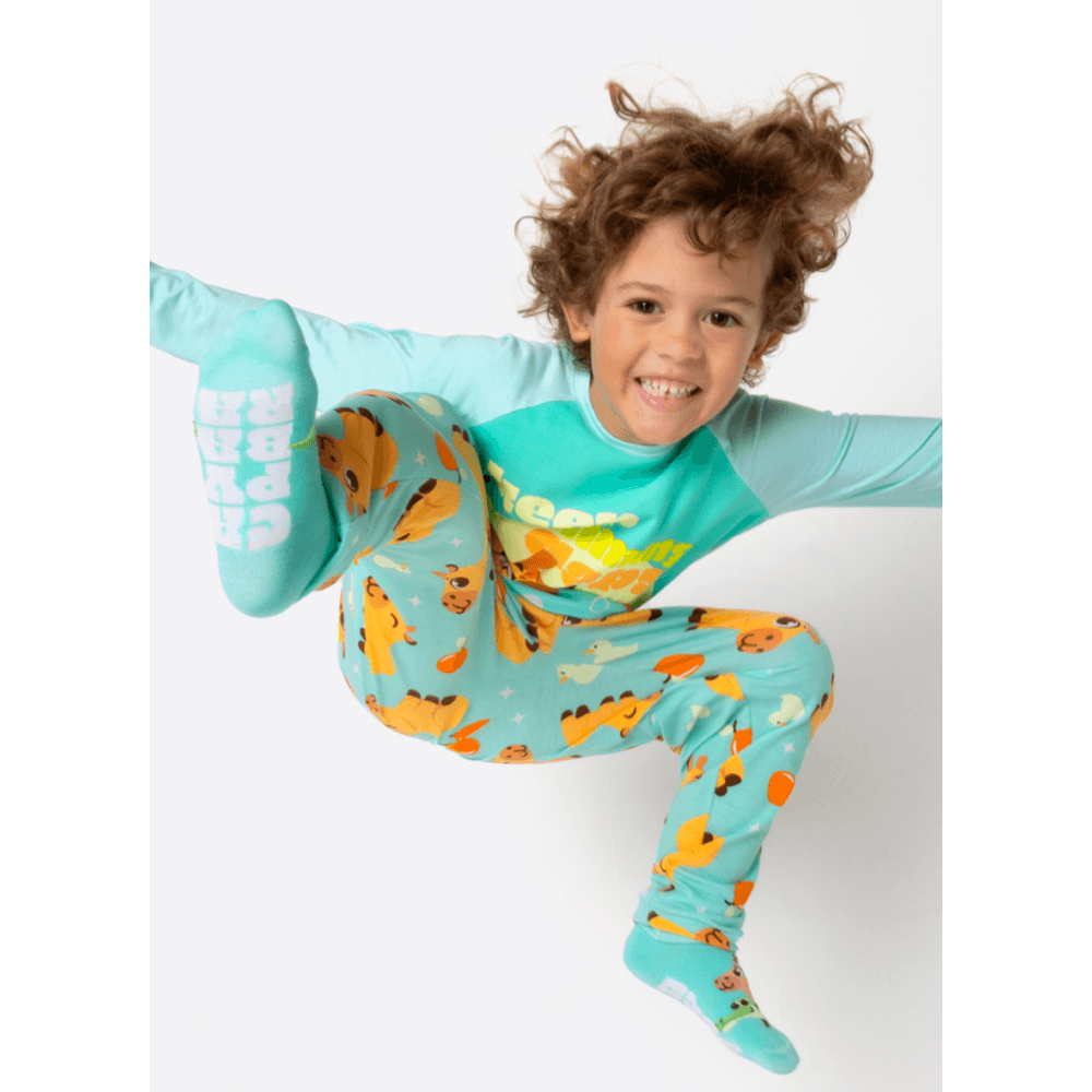 Pijama Manga Longa Viscolycra Menino Capivara Vibes - 1