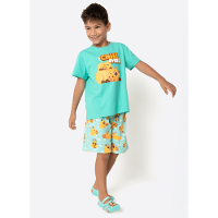 Pijama Manga Curta Algodão Menino Capivara Vibes - 2