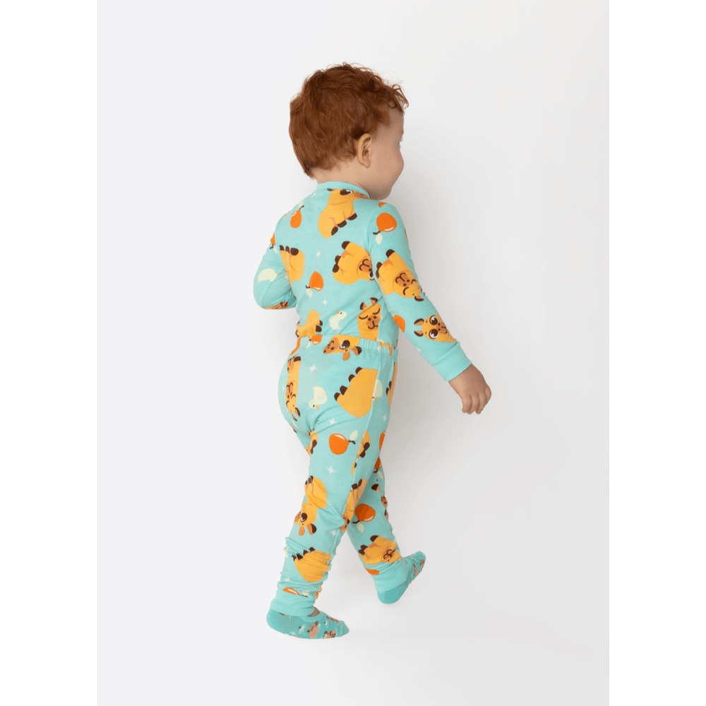 Pijama Manga Longa Viscolycra Bebê Unissex Capivara Vibes - 6