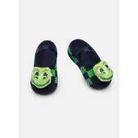 Meia Sapatilha Bebê Menino com Aplique de Led Dragão Camping - 1