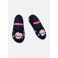 Meia Sapatilha Com Sola Emborrachada Bebê Menina Unicórnio Encantado - 1