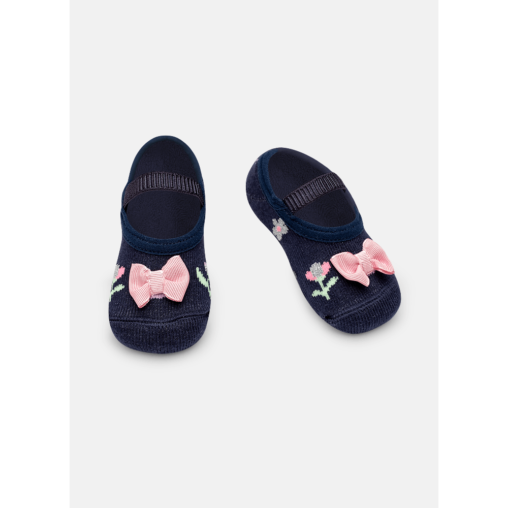 Meia Sapatilha Antiderrapante Bebê Menina Unicórnio Encantado - 1