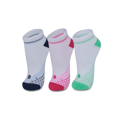 Kit com 3 Meias Feminina Esportiva