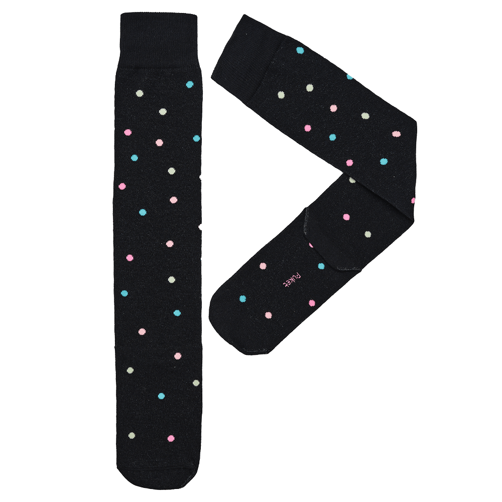 Meia Cano 3/4 Feminina Bolinhas - 1