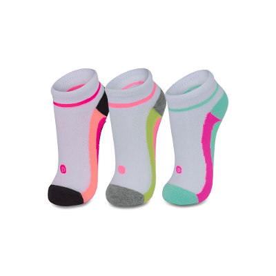 Kit com 3 Meias Feminina Esportiva