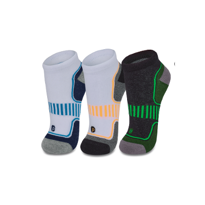 Kit com 3 Meias Unissex Esportiva