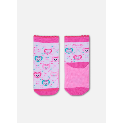 Meia Soquete Bebê Menina Ursa