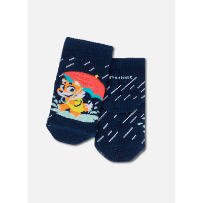 Meia Soquete Bebê Menino Raposa