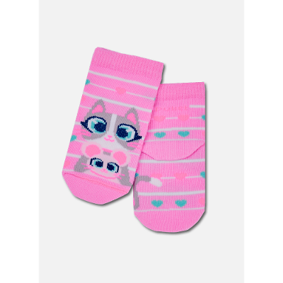 Meia Soquete Bebê Menina Gata