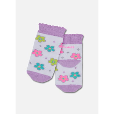 Meia Soquete Bebê Menina Jardim