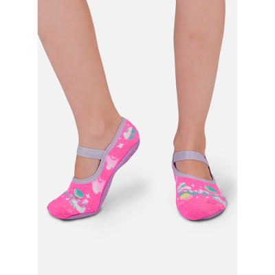 Meia Sapatilha Com Sola Emborrachada Menina Doces