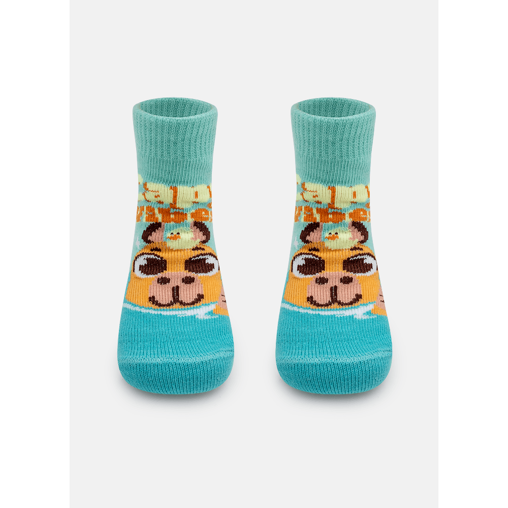 Meia Soquete Bebê Unissex Capivara Vibes - 1