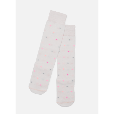 Meia Cano 3/4 Menina Bolinhas