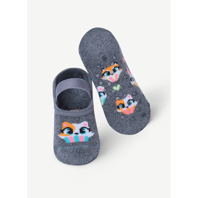 Meia Sapatilha Antiderrapante Bebê Menina Cupcake