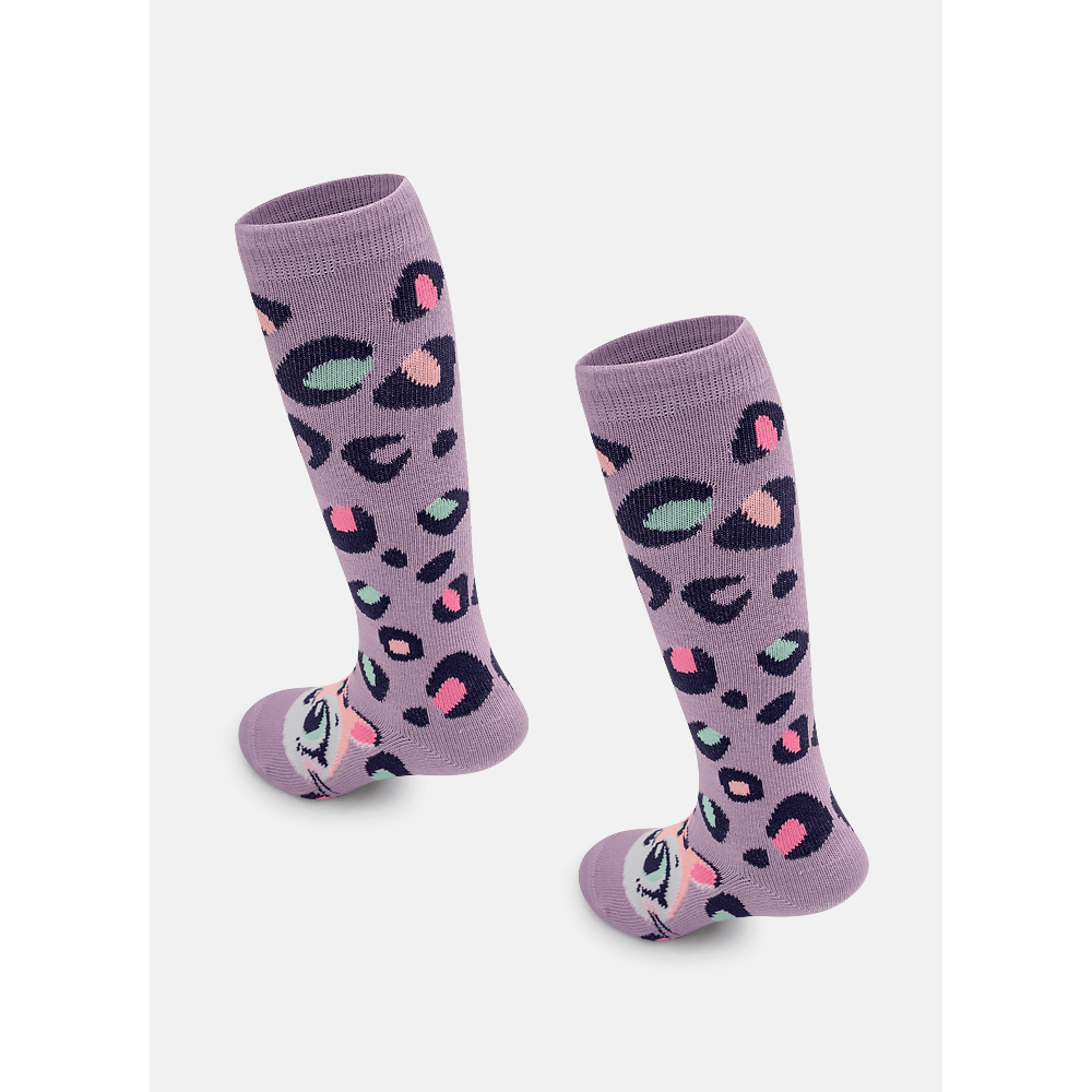 Meia Cano 3/4 Bebê Menina Onça - 3