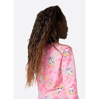 Pijama Manga Longa Ultra Visco Menina Teen Unicórnio Encantado