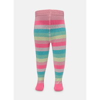 Meia Calça Bebê Menina Listrada - 1