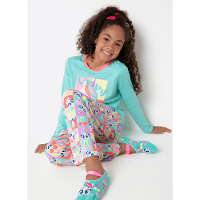 Pijama Manga Longa Algodão Menina Teen Unicórnio Cherry - 2