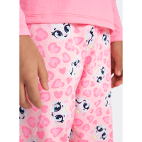 Pijama Manga Longa Algodão Menina Teen Gata Romântica - 3
