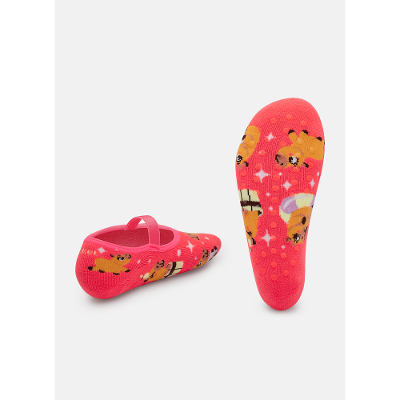 Meia Sapatilha Antiderrapante Feminina Capivara Vibes