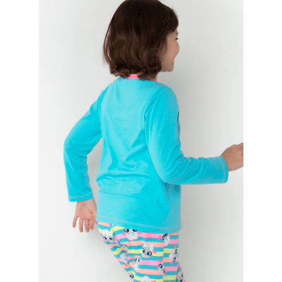 Pijama Manga Longa Algodão Menina Ovelha