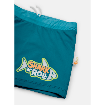 Sunga Boxer Menino Teen Tubarão Rockstar