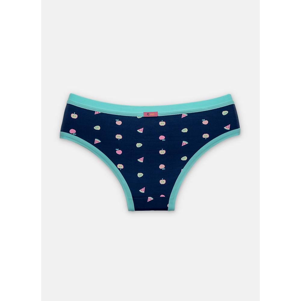 Calcinha Boneca Microfibra Feminina Frutas - 1