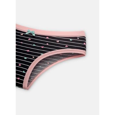 Calcinha Boneca Microfibra Feminina Coração