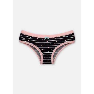 Calcinha Boneca Microfibra Feminina Coração