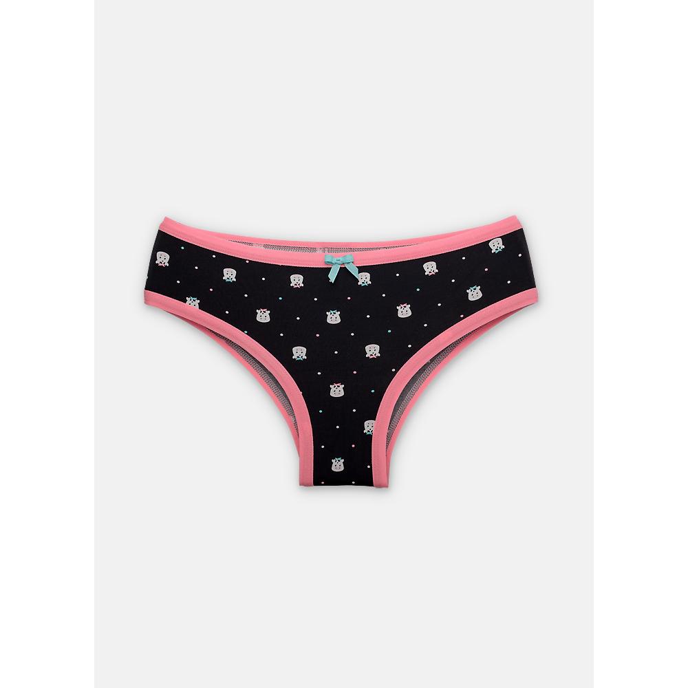 Calcinha Boneca Microfibra Menina Teen Vaca - 1