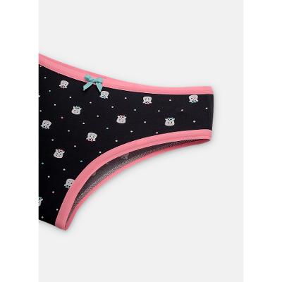 Calcinha Boneca Microfibra Menina Teen Vaca