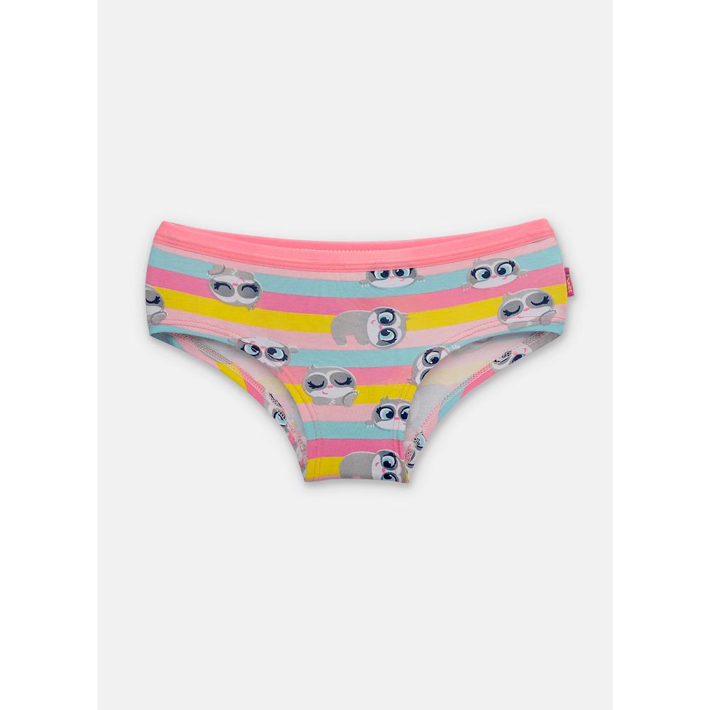 Calcinha Caleçon Algodão Menina Bicho Preguiça - 1
