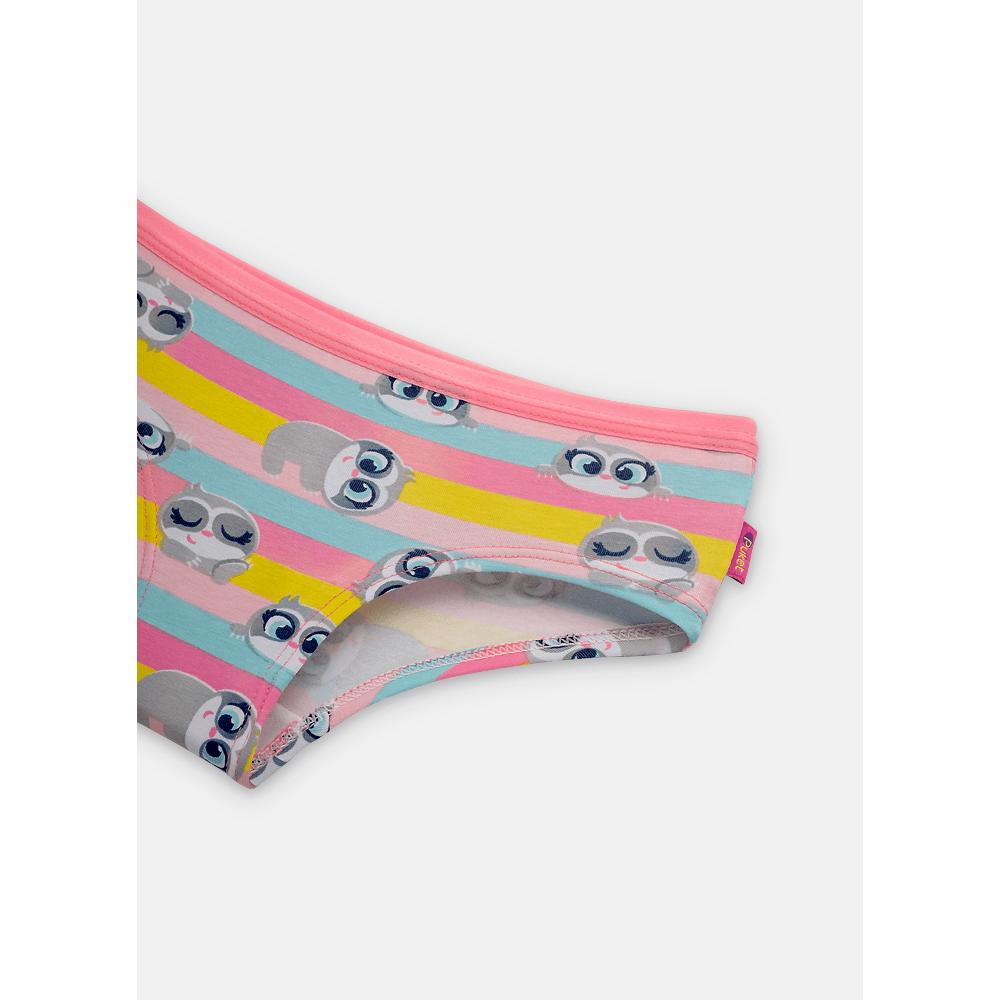 Calcinha Caleçon Algodão Menina Bicho Preguiça - 3