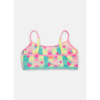 Top com Bojo Removível Microfibra Menina Teen Morangos - 3