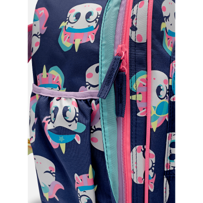 Mochila com Rodinha Grande Unicórnio Tênis