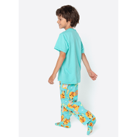 Pijama Manga Curta Algodão Menino Capy Bora - 4