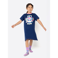 Camisola Manga Curta Algodão Menina Unicórnio Tênis - 2