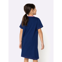 Camisola Manga Curta Algodão Menina Unicórnio Tênis - 3