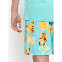 Pijama Manga Curta Algodão Menino Teen Capy Bora - 4