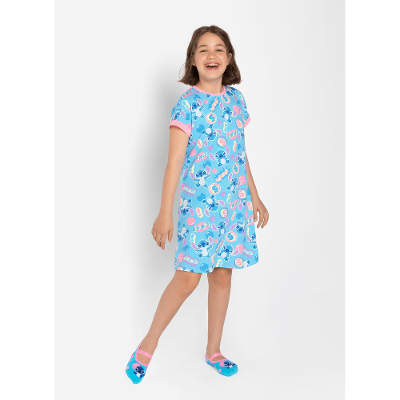 Camisola Manga Curta Viscolycra Menina Teen Stitch