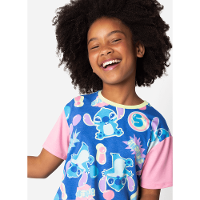 Pijama Manga Curta Viscolycra Menina Teen Stitch - 2