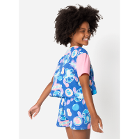 Pijama Manga Curta Viscolycra Menina Teen Stitch - 3