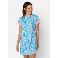 Camisola Manga Curta Viscolycra Feminina Stitch - 1