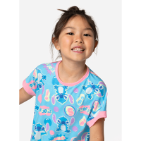 Camisola Manga Curta Viscolycra Menina Stitch - 2