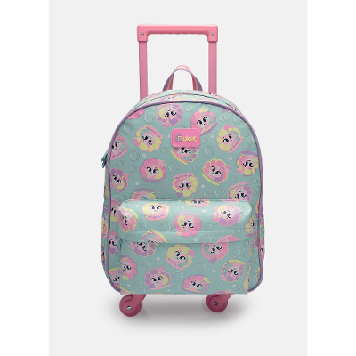 Mochila com Rodinha Média Gata Sereia