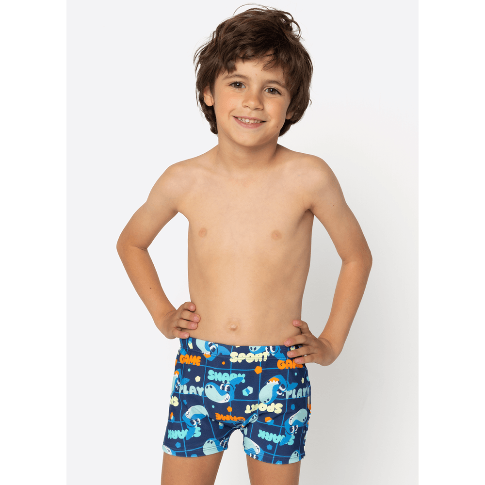 Sunga Boxer Menino Tubarão Futevôlei - 1