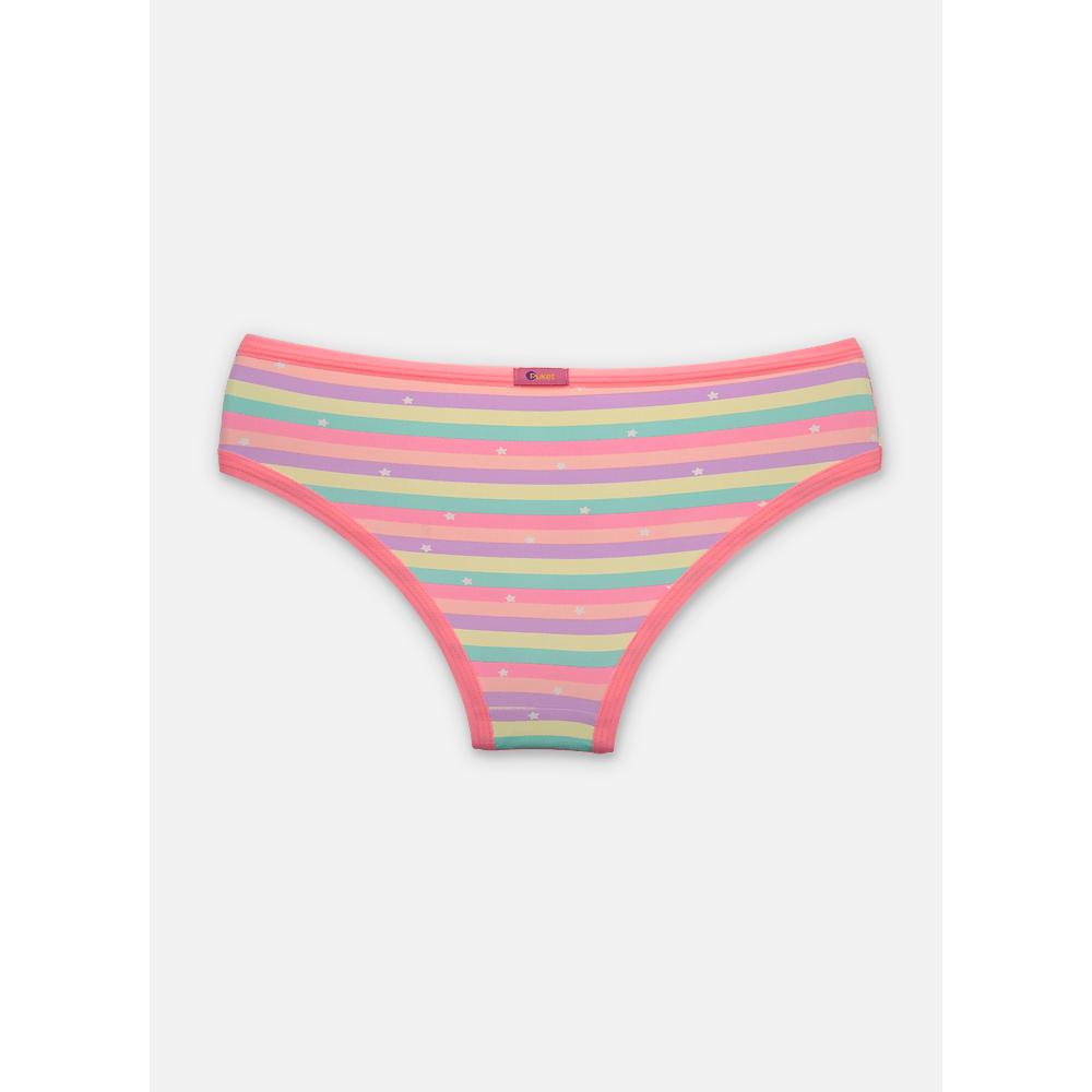 Calcinha Boneca Microfibra Menina Teen Estrela - 2