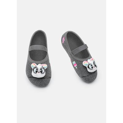 Meia Sapatilha Antiderrapante Menina Panda Summer Com LED